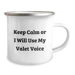 Funny Valet Gifts from Men, Camping Mug for Valet, Christmas Unique Presents - Image 2