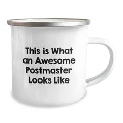 Awesome Postmaster Gifts from Friends - Inspirational Camping Mug for Graduation, Postmaster Mug with Funny Quote, Gifts for Postmaster, Unique Graduation Gifts - Image 2