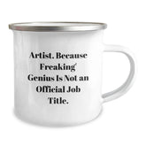 Funny Artist Gifts for Him - Artist Camping Mug, Unique Christmas Memorable Presents from Friends to Family Members, Inspirational Quote - Image 2