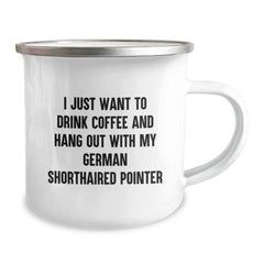 German Shorthaired Pointer Dog Gifts, Funny Coffee Mugs for Camping Enthusiasts, Gifts from Men to Friends, Perfect Birthday Unique Gifts for Dog Lovers - Image 2