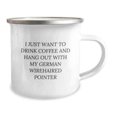 German Wirehaired Pointer Dog Gifts, Funny Quote Camping Mug, Gifts from Men to Friends, Perfect Birthday Unique Gifts for Dog Lovers - Image 2