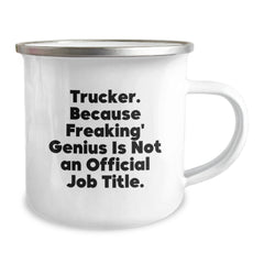 Funny Trucker Gifts for Men Trucker Christmas Unique Mugs from Friends - Image 2