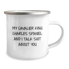 Cavalier King Charles Spaniel Dog Gifts Funny Quote Birthday Presents from Friends to Family Camping Mug - Image 2