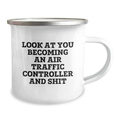 Funny Air Traffic Controller Gifts from Friends for Men, Unique Christmas Mugs with Inspirational Quotes, 12 oz Stainless Steel Coffee Mug - Image 2
