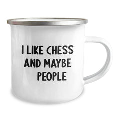 Funny Chess Camping Mug Gifts from Friends for Chess Lovers on Christmas Morning - Image 2