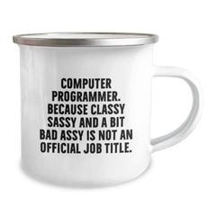 Funny Computer Programmer Gifts from Men to Friends - Camping Mug for Christmas Unique Presents - Image 2