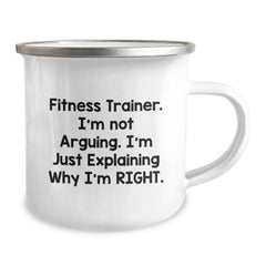 Fitness Trainer Funny Mug Gifts from Friends for Christmas Unique Presents - Image 2