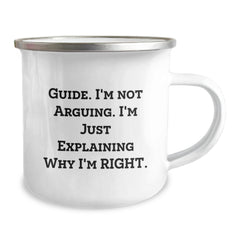 Funny Guide Gifts for Guide Lovers, Unique Camping Mug for Men, Women, Friends, Coworkers, Family, Christmas Unique Gifts from Friends - Image 2