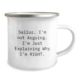 Sailor Funny Camping Mug Gifts from Men to Friends for Christmas - Image 2