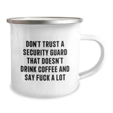 Funny Security Guard Gifts for Men - Coffee Lovers Christmas Unique Mug with Sassy Quote - Gifts from Friends to Security Guard Coworkers - Image 2