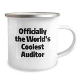 Funny Auditor Gifts for Men from Family - Officially The World's Coolest Auditor Camping Mug - Image 2