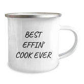 Funny Gift for the Best Effin' Cook Ever, Camping Mug for Men and Women, Gifts from Family and Friends, Cookware for Graduation - Image 2