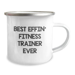 Funny Fitness Trainer Gifts from Men, Best Effin' Inspired Camping Mugs for Fitness Trainers, Unique Christmas Unique Gifts for Friends - Image 2