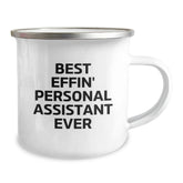 Funny Personal Assistant Gifts for Her from Friends - Best Effin' Camping Mug for Graduation - Image 2
