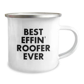 Roofer Gifts for Men, Funny Camping Mug with Best Effin Roofer Ever Quote - Unique Christmas Unique Gifts from Friends to Family - Image 2