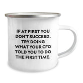 Funny CFO Christmas Unique Gifts from Friends for Men and Women Camping Mug, CFO Quotes, Christmas Unique Gifts - Image 2