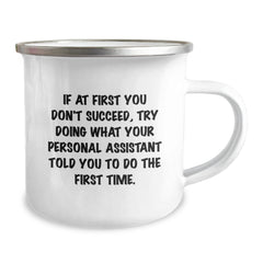 Funny Personal Assistant Christmas Unique Gifts from Friends for Camping Mug - Image 2