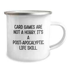 Funny Card Games Camping Mug Gift for Friends and Family 'Card Games Are Not A Hobby' Christmas Unique Gifts from Men to Women - Image 2