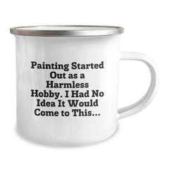 Funny Painting Gifts for Painting Enthusiasts, Funny Camping Mug for Christmas Unique Gifts from Friends and Family - Image 2