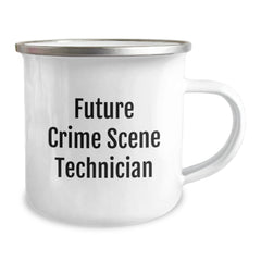 Funny Gifts for Crime Scene Technician, Cute Camping Mug for Future Crime Scene Technician, Christmas Unique Gifts from Family - Image 2