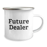 Funny Christmas Unique Gifts for Dealers from Friends - Camping Mug, Dealer Humor, Fun Quotes, Holiday Mug - Image 2