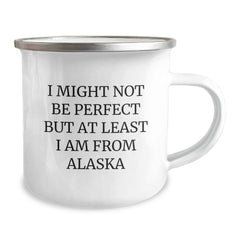 Alaska Camping Mug I Might Not Be Perfect Funny Gifts from Family Friends to Birthday Men Women - Image 2