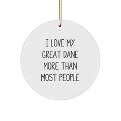 Funny Great Dane Dog Lover Christmas Unique Gifts for Great Dane Dog Owners Gifts from Family Friends - Image 1