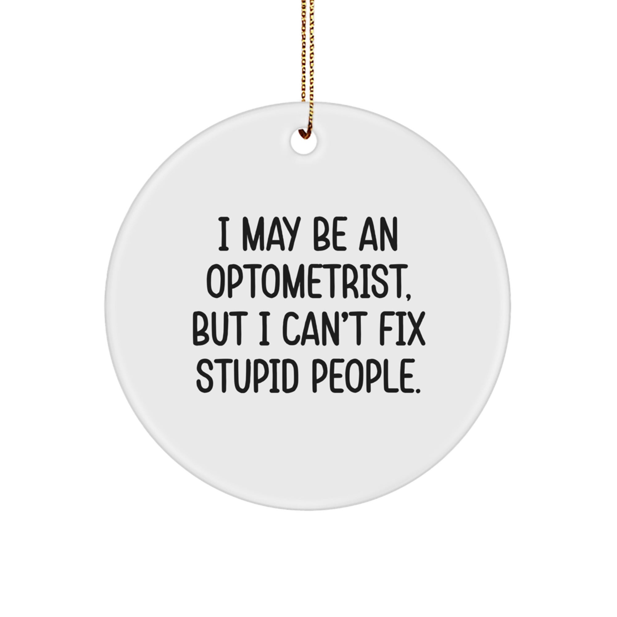 Funny Optometrist Gifts for Men from Friends - Christmas Unique Ornaments for Optometrist Doctors - Image 1