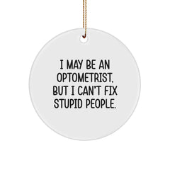 Funny Optometrist Gifts for Men from Friends - Christmas Unique Ornaments for Optometrist Doctors - Image 1