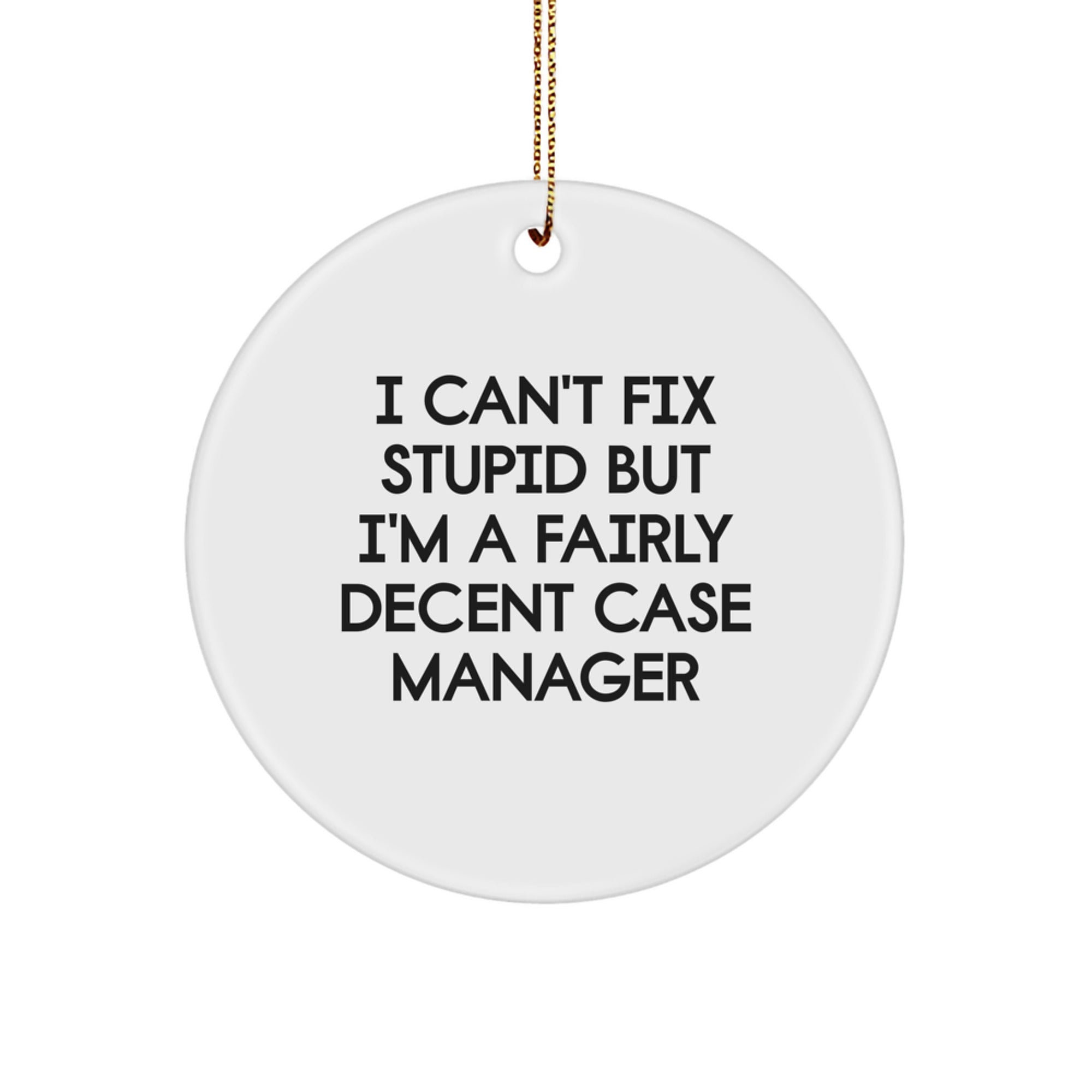 Funny Case Manager Christmas Unique Gifts from Friends for Men Women Family - Image 1