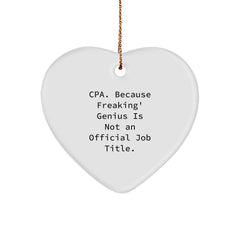 Funny Heart Ornaments Gifts from Men to Friends and Family for Christmas - Image 1