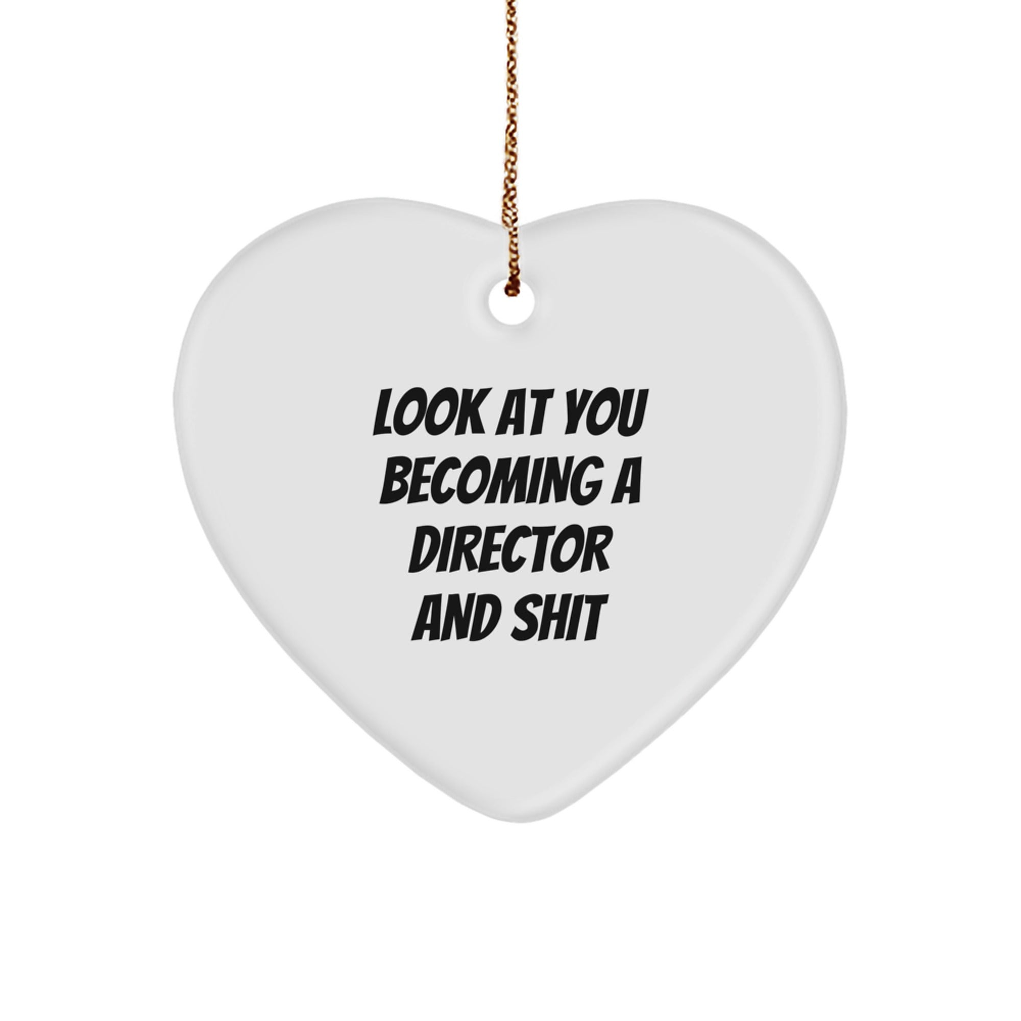 Funny Director Heart Ornament Gifts from Men to Women for Christmas Unique Director Friends - Image 1