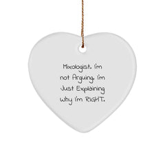 Funny Mixologist Gifts from Friends for Men Women Coworkers Christmas Unique Ornaments - Image 1