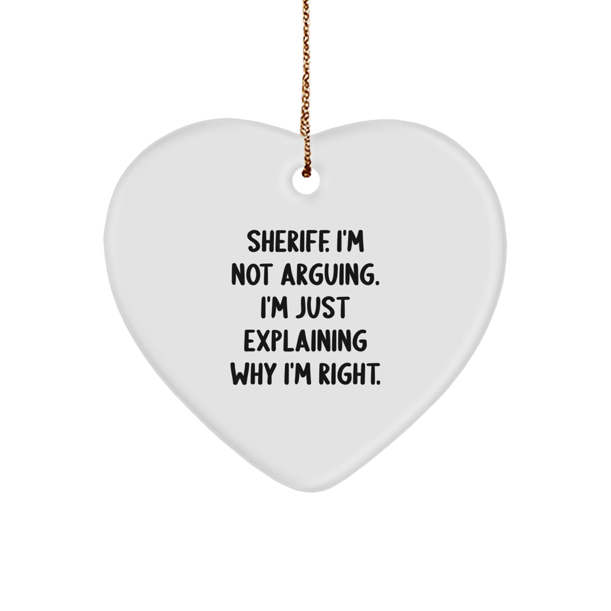 Funny Sheriff Gifts from Men, Gifts for Sheriff Men at Christmas Unique Gifts - Image 1