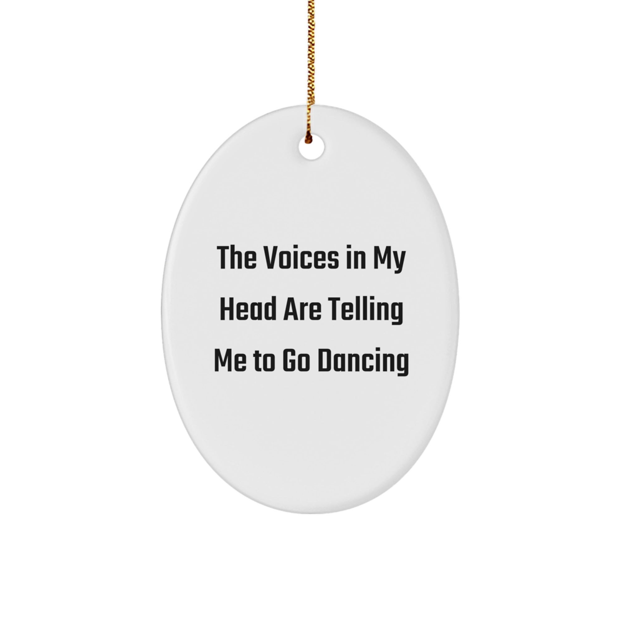 Funny Dancing Oval Ornament Gifts for Friends and Family from Loved Ones - Christmas Unique Decorations for Home - Image 1