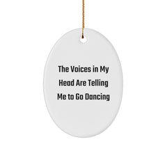 Funny Dancing Oval Ornament Gifts for Friends and Family from Loved Ones - Christmas Unique Decorations for Home - Image 1