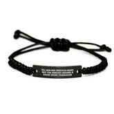 Funny Rope Bracelet for Crime Scene Technician Enthusiasts Gifts for Men - Christmas Unique - Image 1