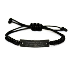 Funny Insurance Sales Agent Gifts, Rope Bracelet for Men, Gifts from Coworkers, Unique Christmas Unique Gifts for Her - 'I'm Hotter' - Image 1