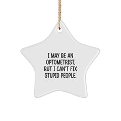 Funny Optometrist Gifts from Friends for a Star Ornament Lover - Christmas Unique Present Idea - Image 1