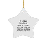 Fun Star Ornament for Crane Operators Gifts from Friends, Coworkers, or Family - Image 1