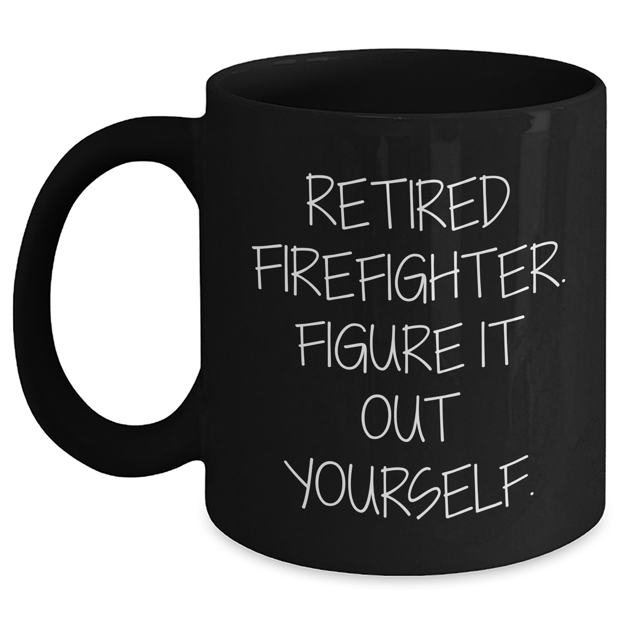 Firefighter Retirement Gifts from Friends, Inspirational Quote Funny Coffee Mug for Firefighter Graduation - Main