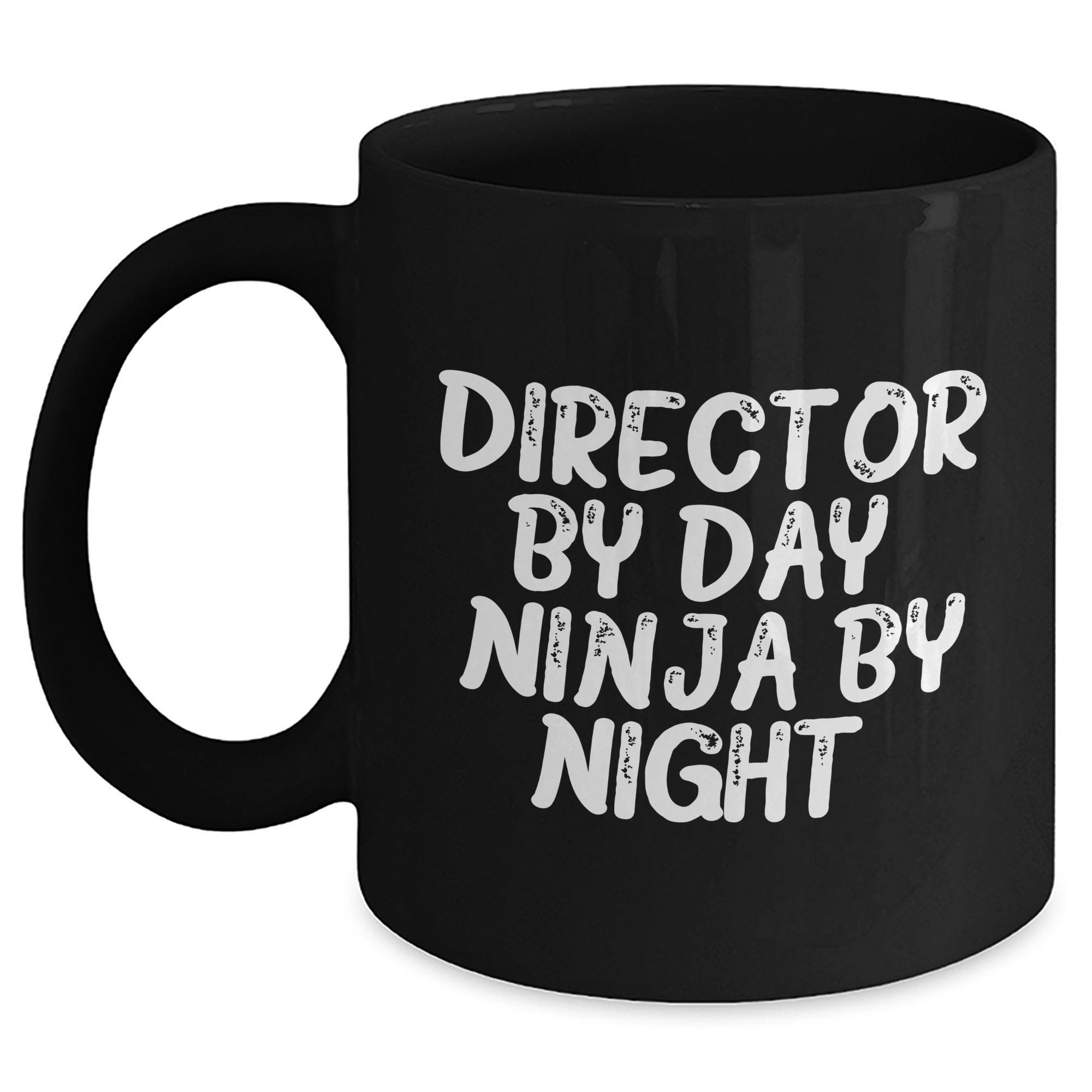 Funny Director Gifts, Director By Day. Ninja By Night. Black Coffee Mug for Father's Day, Gifts from Friends, Gifts for Directors - Main