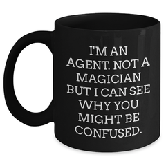 Funny Agent Gifts from Friends for Graduation Unique Agent Black Coffee Mugs - Main