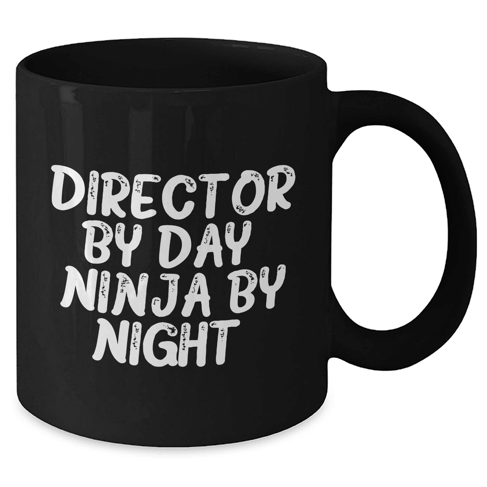 Funny Director Gifts, Director By Day. Ninja By Night. Black Coffee Mug for Father's Day, Gifts from Friends, Gifts for Directors - Additional