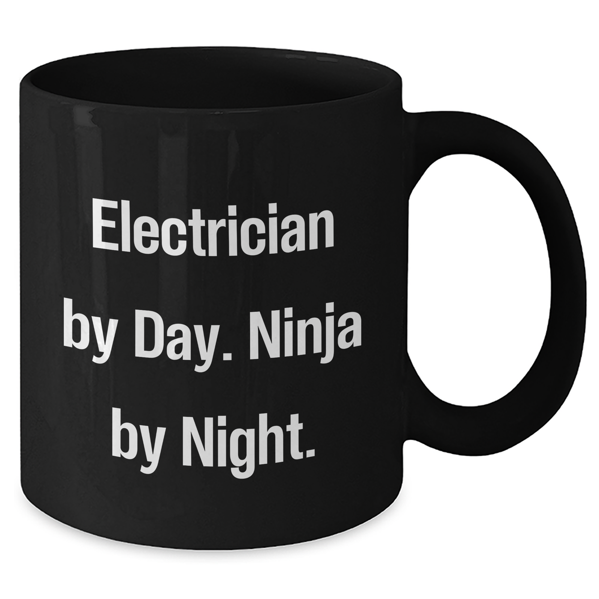 Electrician Gifts from Men - Funny Quote Black Coffee Mug, Perfect for Father's Day Unique Gifts for Electricians - Additional