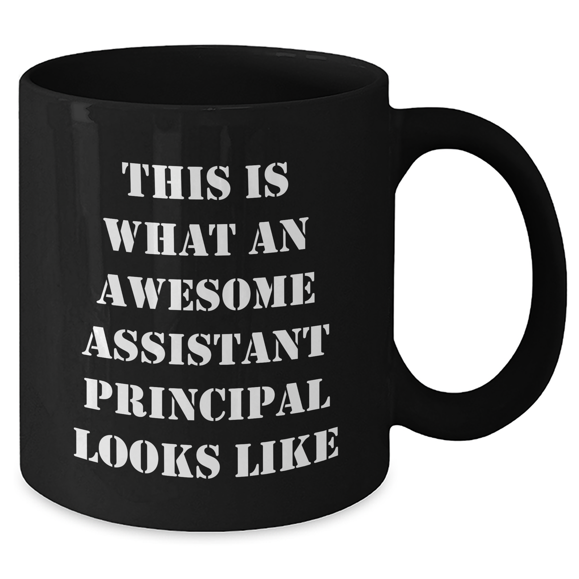 Funny Assistant Principal Gifts, Black Coffee Mug for Dad, 'This Is What An Awesome Assistant Principal Looks Like', Gifts from Family to Assistant Principal, Father's Day Unique Presents - Additional