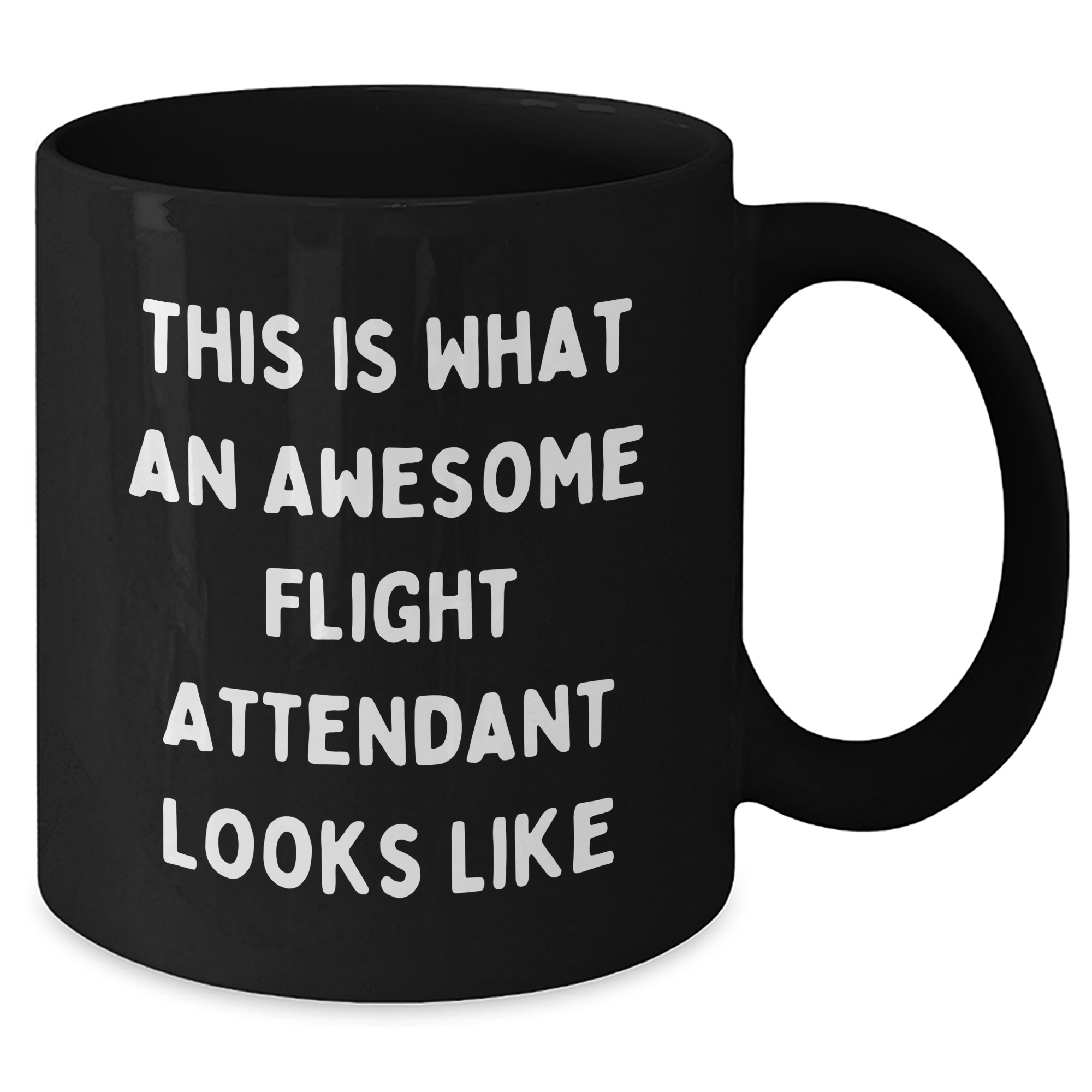 Flight Attendant Gifts from Friends, Women, or Coworkers - Inspirational Coffee Mug for Graduation, 'This Is What An Awesome Flight Attendant Looks Like' - Additional