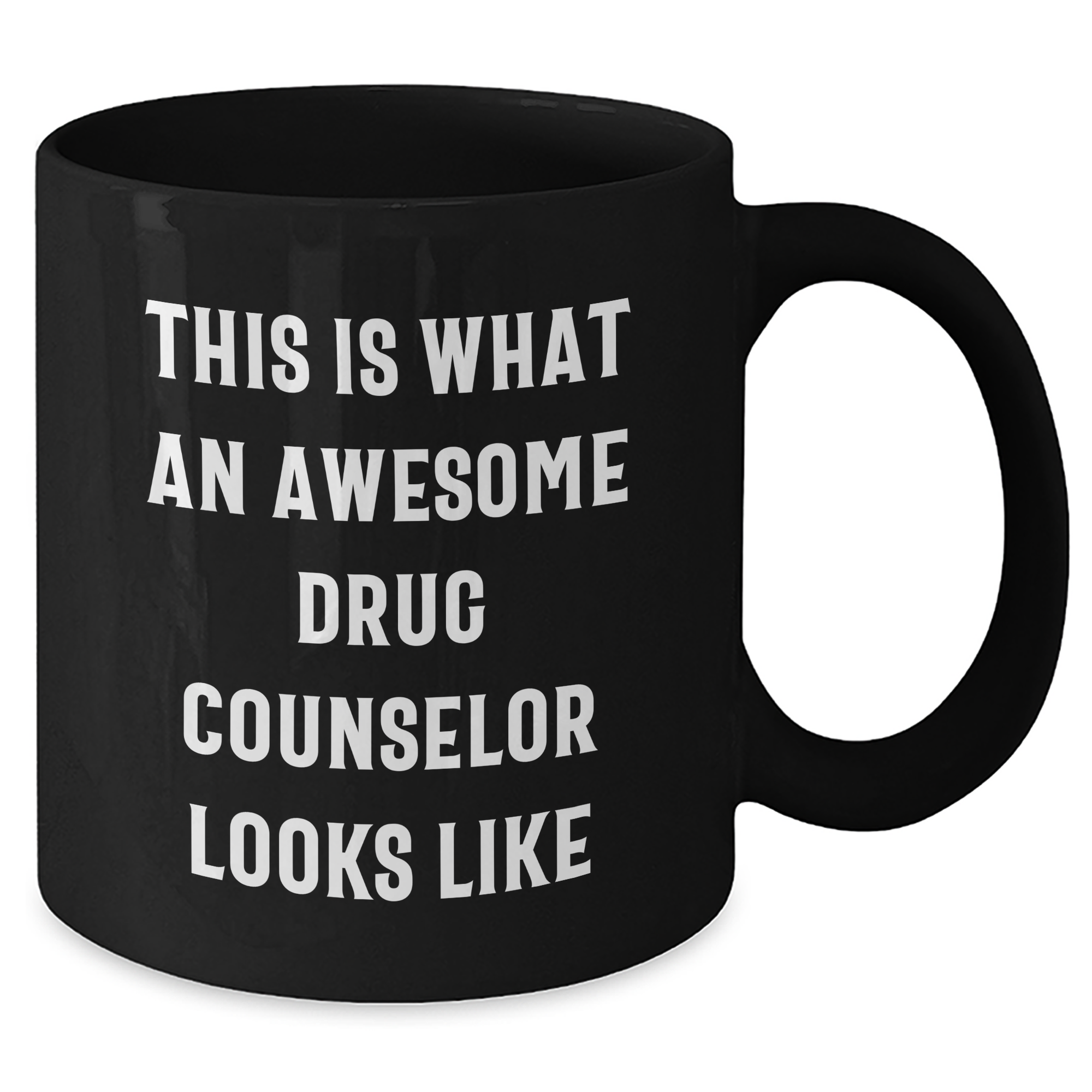 Funny Drug Counselor Gifts from Men, Gifts for Drug Counselor, Black Coffee Mug, This Is What An Awesome Looks Like, Father's Day Unique - Additional