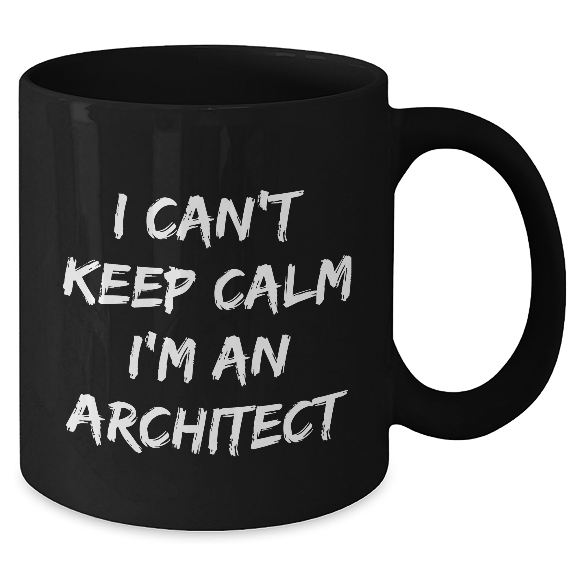 Funny 'I Can't Keep Calm I'm An Architect' Gifts for Men and Women - Unique Graduation Architect Black Coffee Mug, Microwave and Dishwasher Safe - Additional