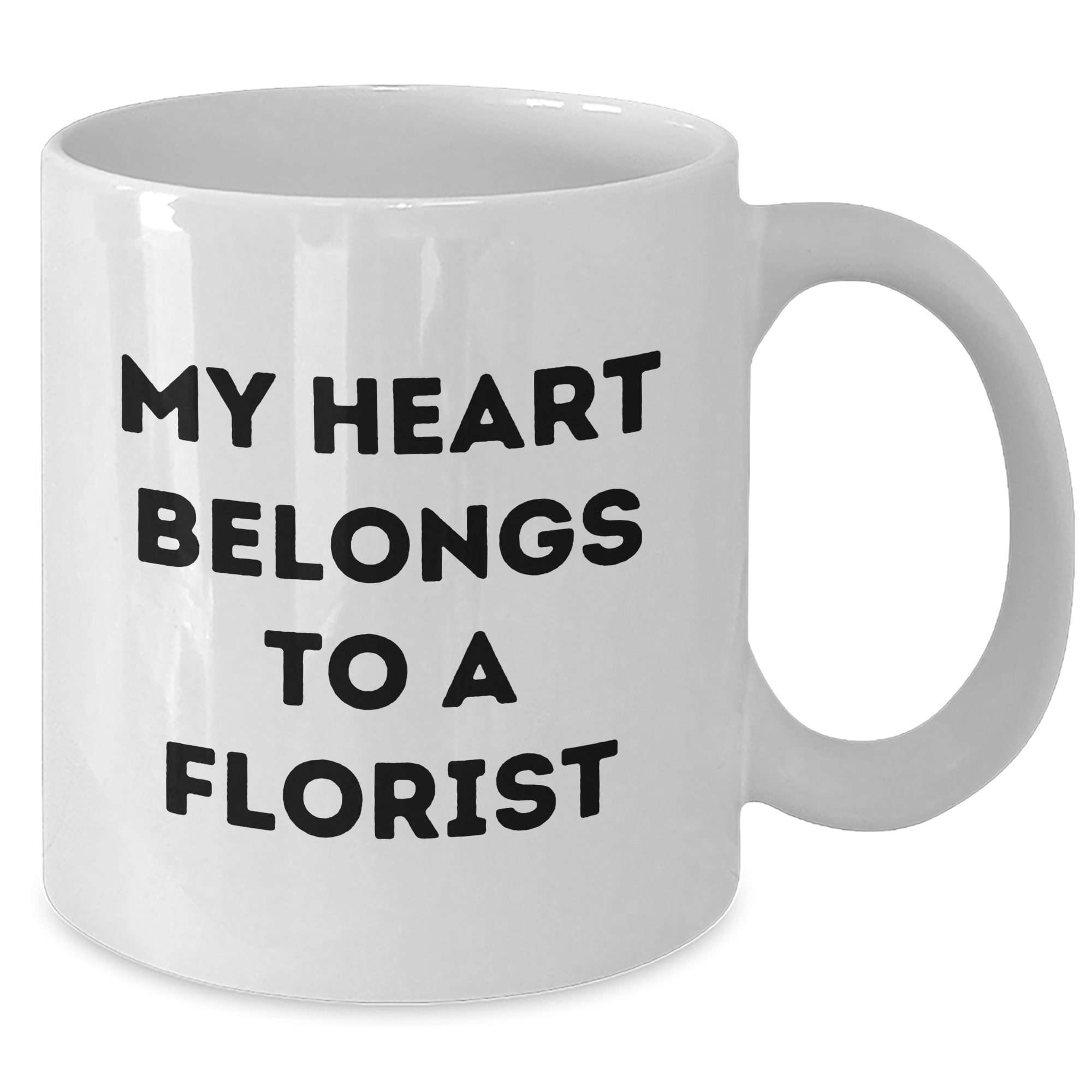 Funny Florist Quotes Gifts from Friends to Florist, White Coffee Mug for Graduation - Additional